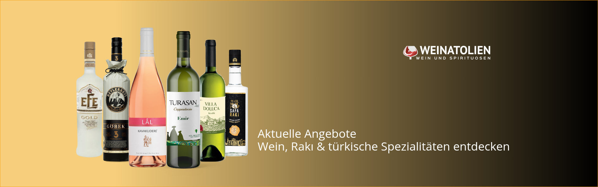 Aktuelle Angebote Premium Wein, Rakı & türkische Spezialitäten