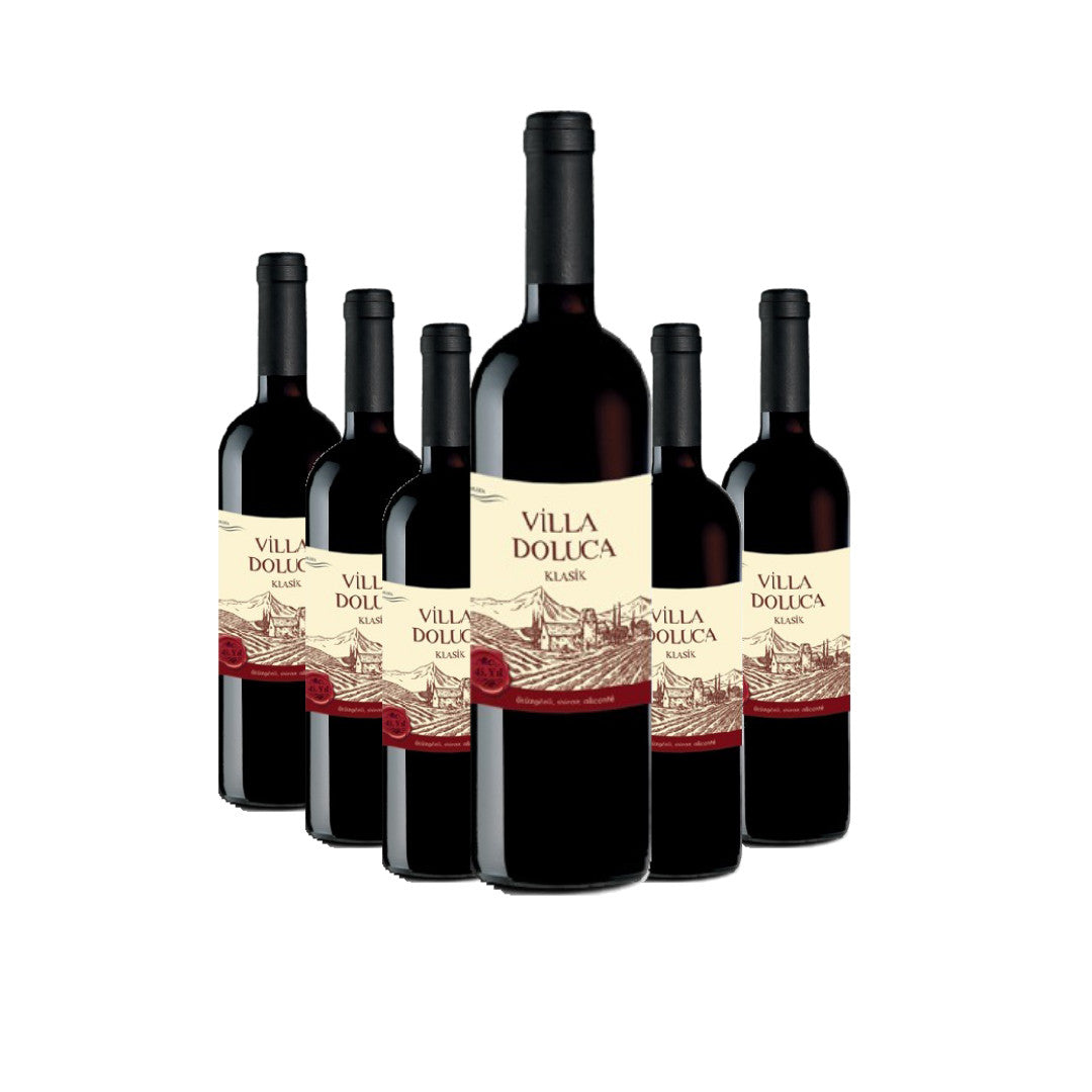 Doluca Villa Doluca Rot – Ein traditionsreicher trockener Rotwein aus der Türkei im praktischen 6er Sparpaket.