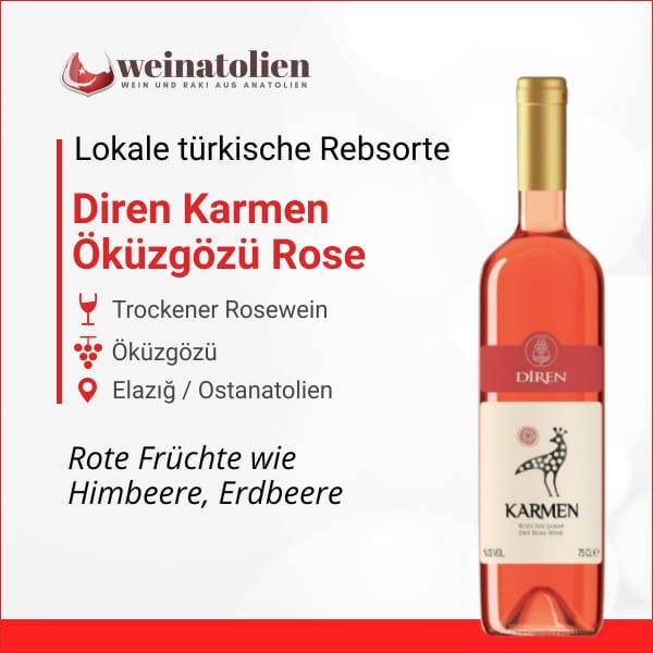 Diren Karmen Öküzgözü Rose