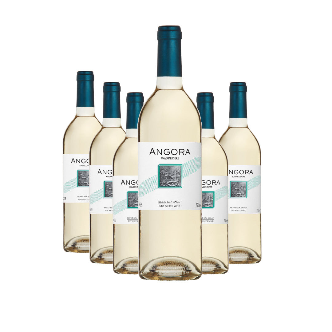 Kavaklidere Angora Weiss 6er Sparpaket türkischer Weißwein