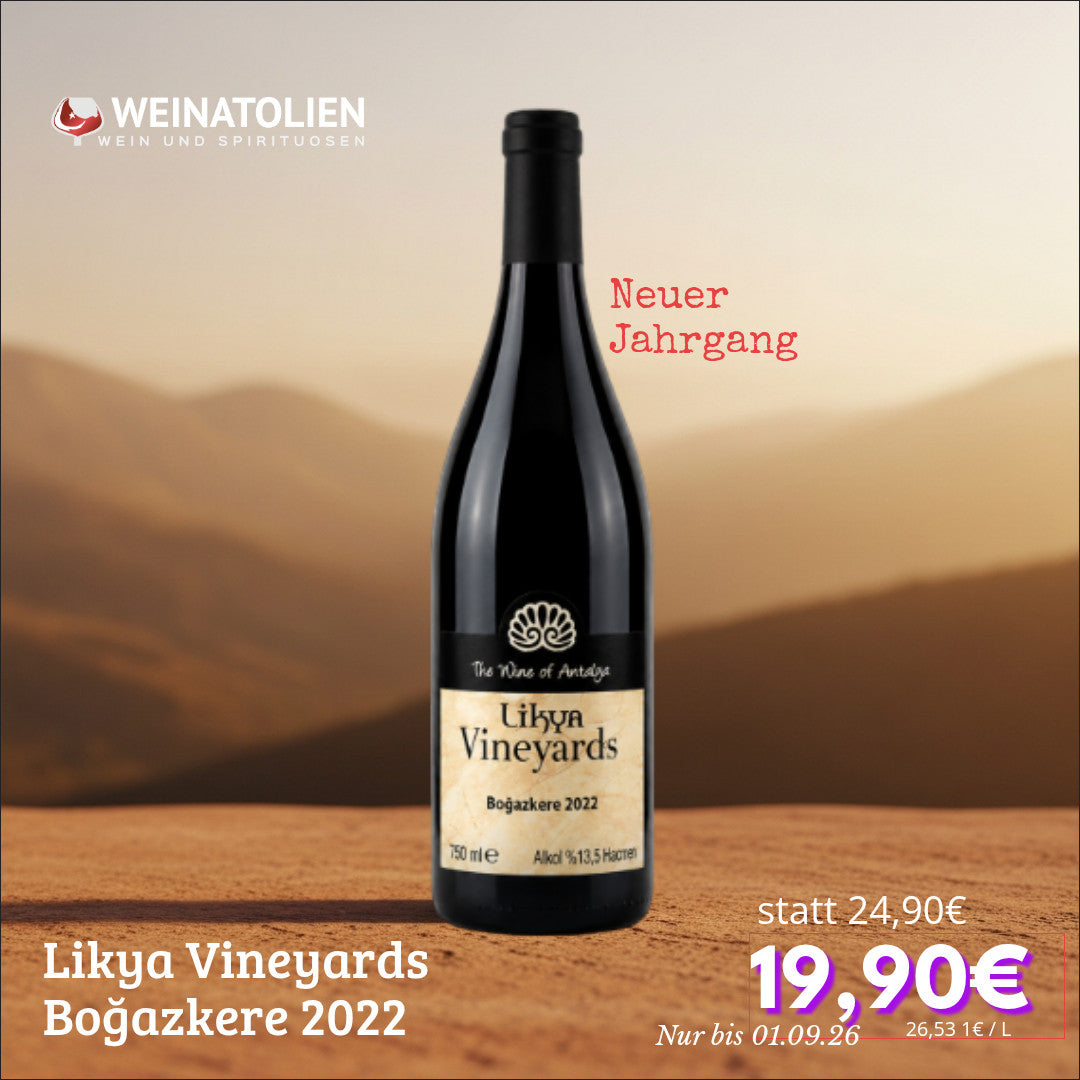 Likya Vineyards Boğazkere
Weinatolien 