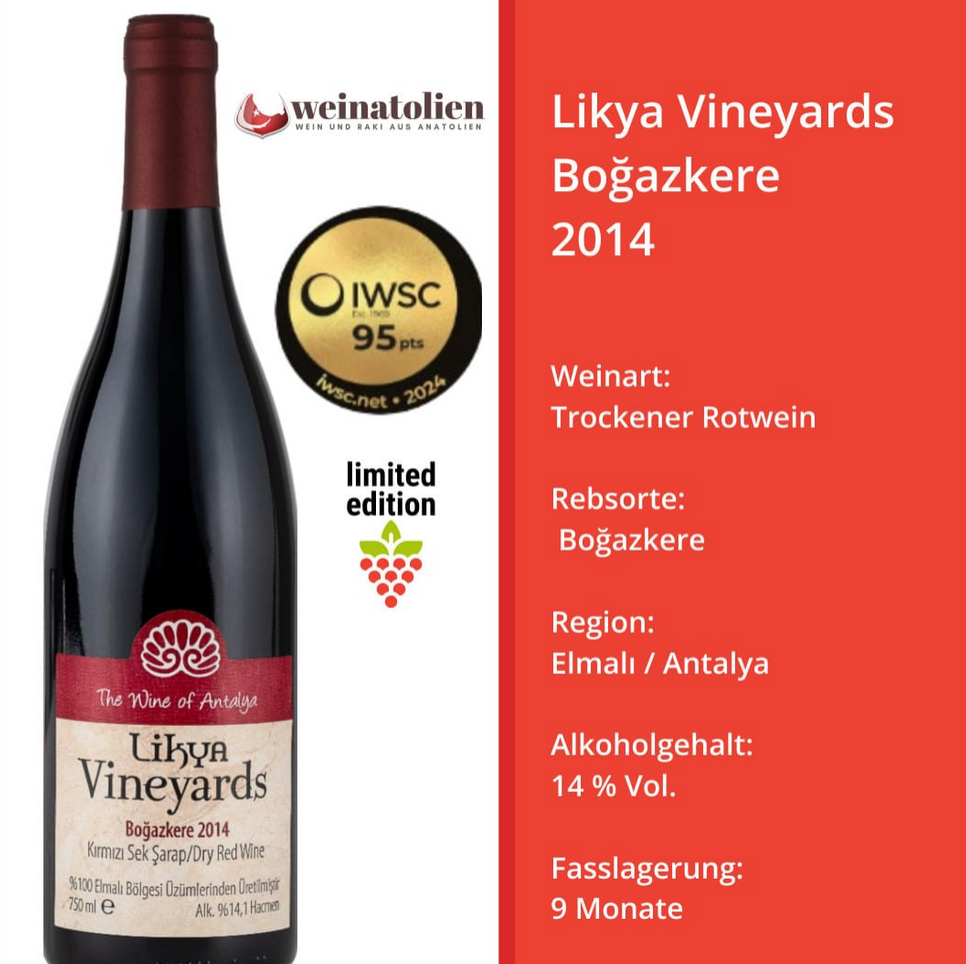 Likya Vineyards Boğazkere