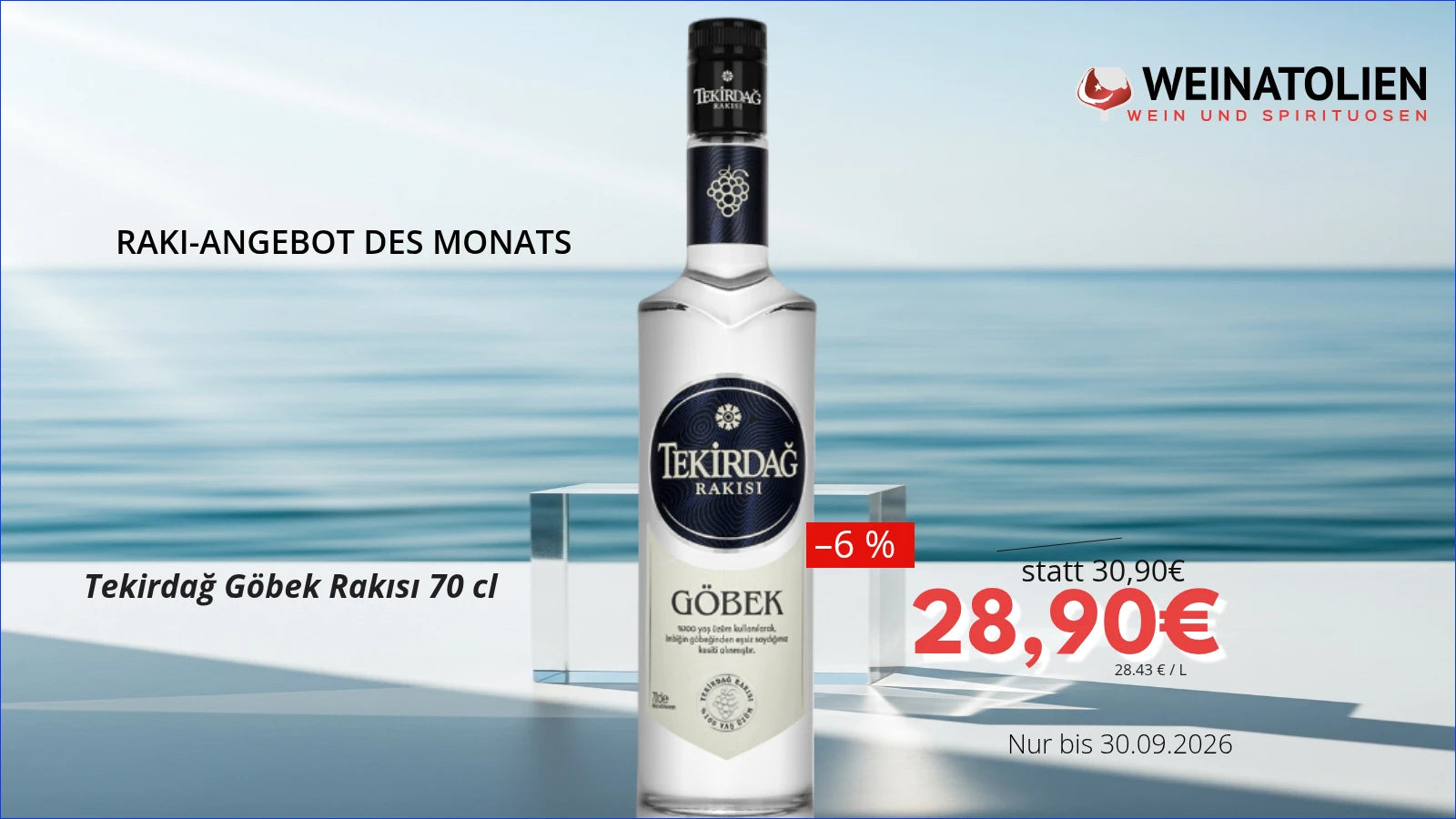 Tekirdağ Göbek Rakısı 70 cl angebote