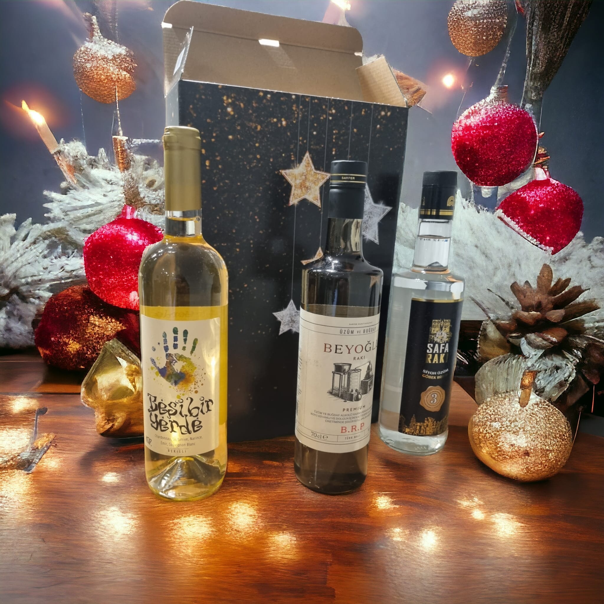 Geschenkbox für 3 Flaschen