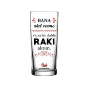 'Akıl verme rakı ver'-Rakı Glas