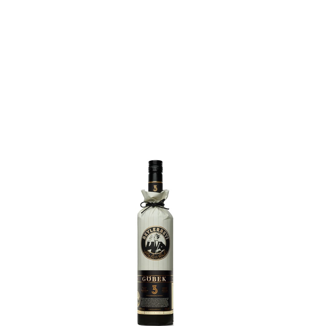 Beylerbeyi Göbek Raki 20 cl - Premium Türkischer Raki ohne Zuckerzusatz, 3-fach destilliert aus 100% frischen Trauben, Probiergröße.