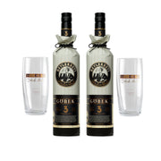 Beylerbeyi Göbek Raki 2er Set - 2x 70 cl Raki mit 2 originalen Raki-Gläsern als Geschenk, Premium Set ohne Zuckerzusatz, ideal als Geschenkset.