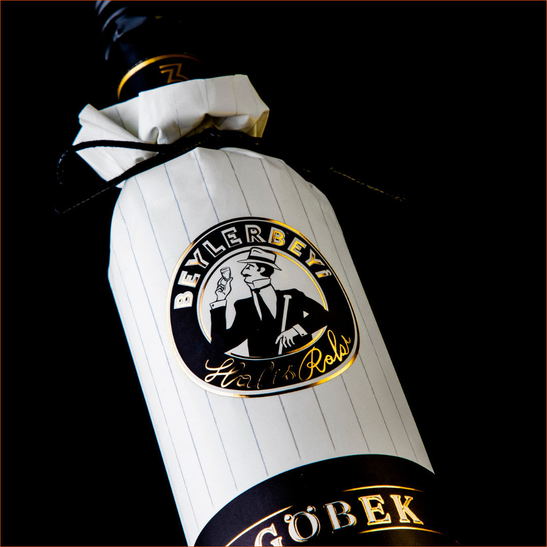 Beylerbeyi Göbek Rakı 70 cl – türkischer Göbek Rakı Flaschendetail