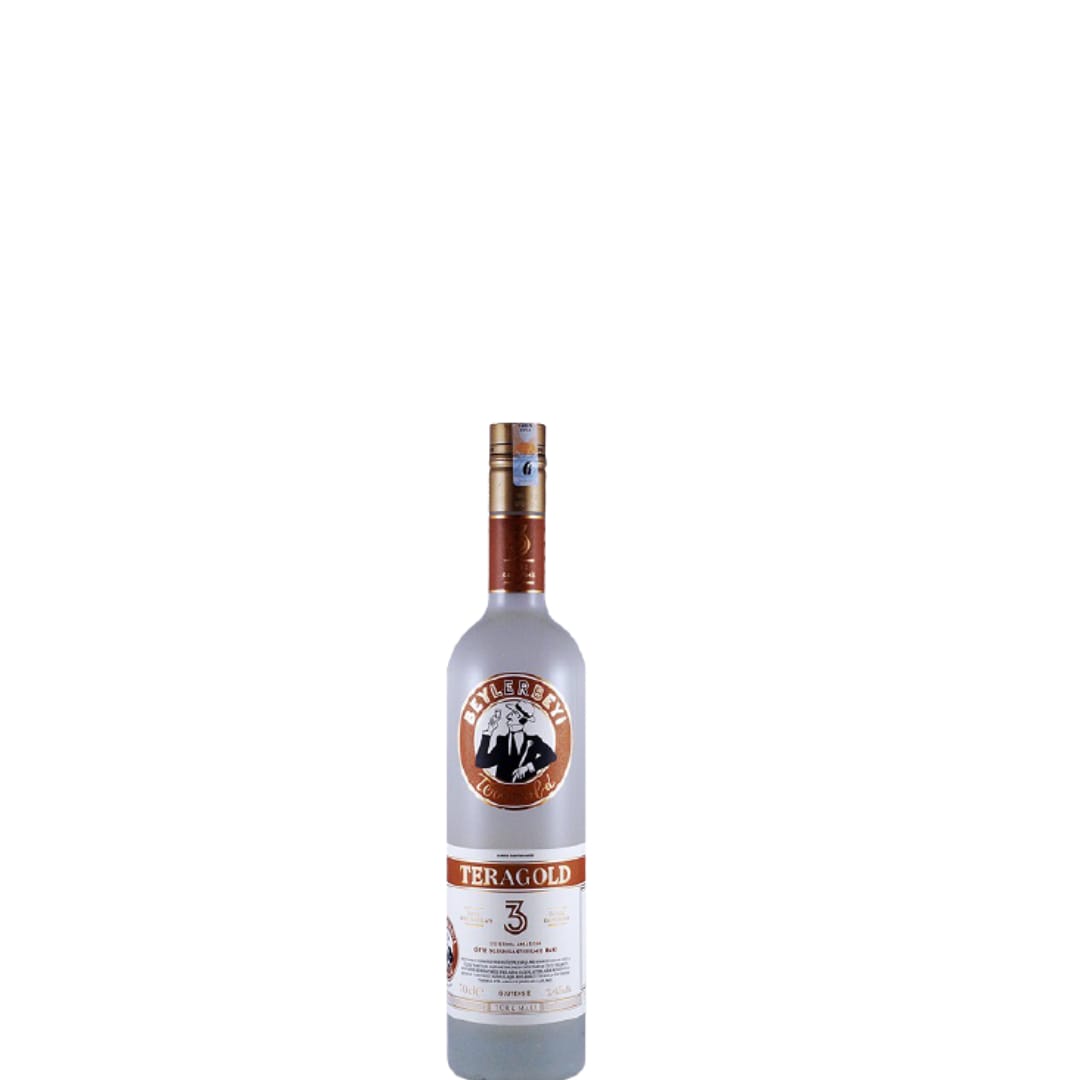 Beylerbeyi Teragold Rakı 35 cl – Ein edler, 3-fach destillierter Rakı, der in Tonamphoren und Eichenfässern gereift ist.