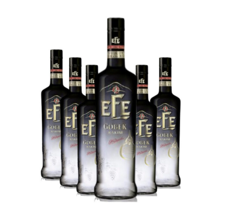Efe Göbek Rakısı 6er Sparpaket – Sechs Flaschen Premium-Rakı zum Vorteilspreis.