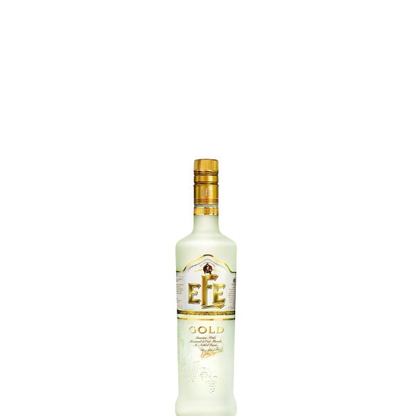 Efe Gold Rakı 35 cl - In Eichenfässern gereifter türkischer Raki aus 100% frischen Trauben, ohne Zuckerzusatz, mildes Aroma für Genießer.