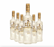 Efe Gold Rakı 6er Sparpaket mit 6 Flaschen Efe Gold Rakı auf weißem Hintergrund