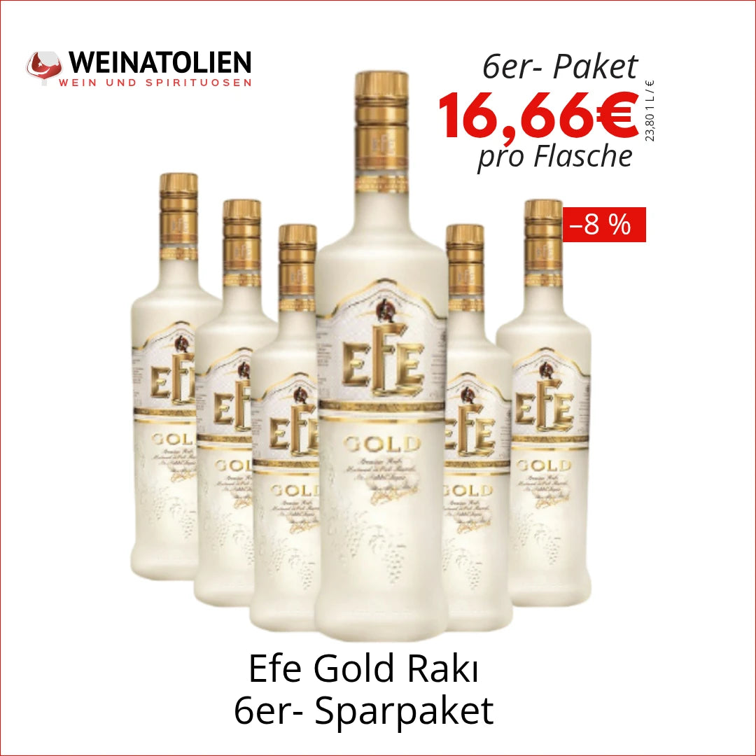 Efe Gold Rakı 6er-Sparpaket online kaufen