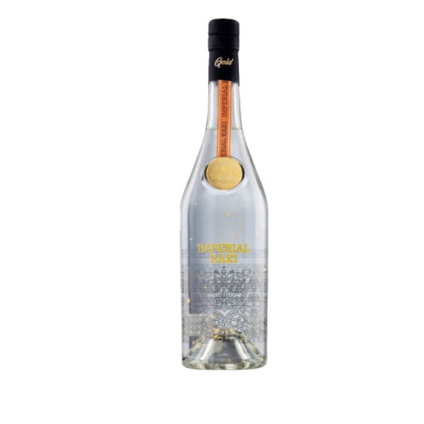 Imperial Rakı – Exklusiver Göbek Rakı mit echtem 23-karätigem Gold und Reifung im Eichenfass.
