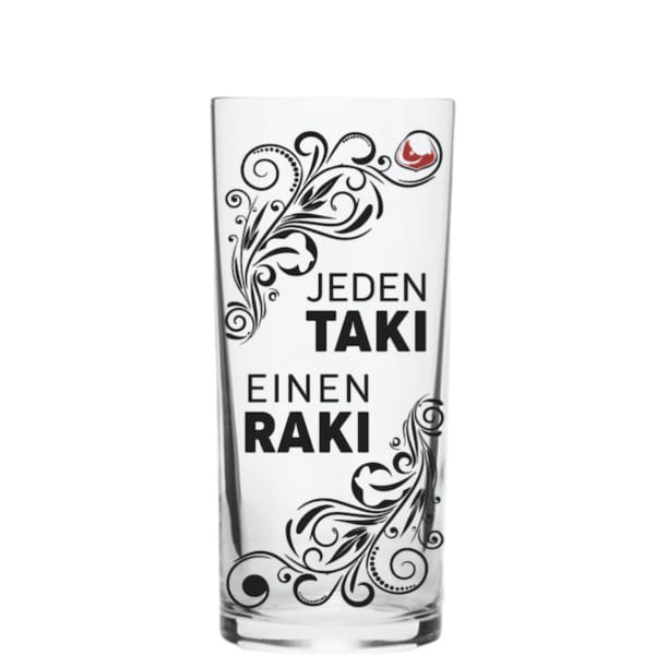Jeden Taki Einen Raki-Rakı Glas