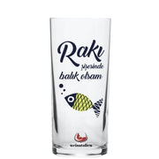 Rakı Şişesinde Sarı Balık-Rakı Glas