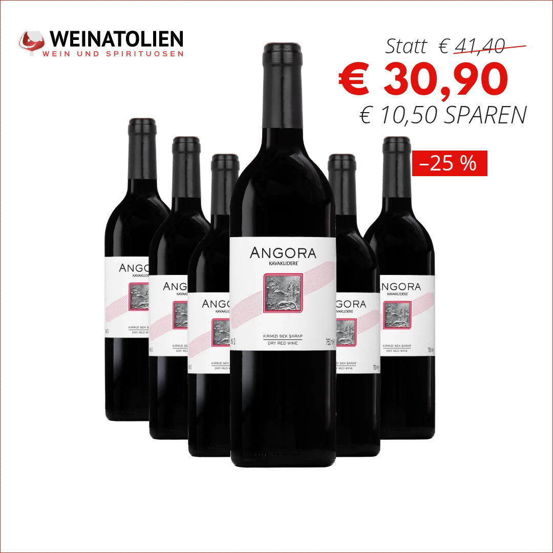 Kavaklıdere Angora Rot 6er-Sparpaket – 30,90 € Angebotspreis