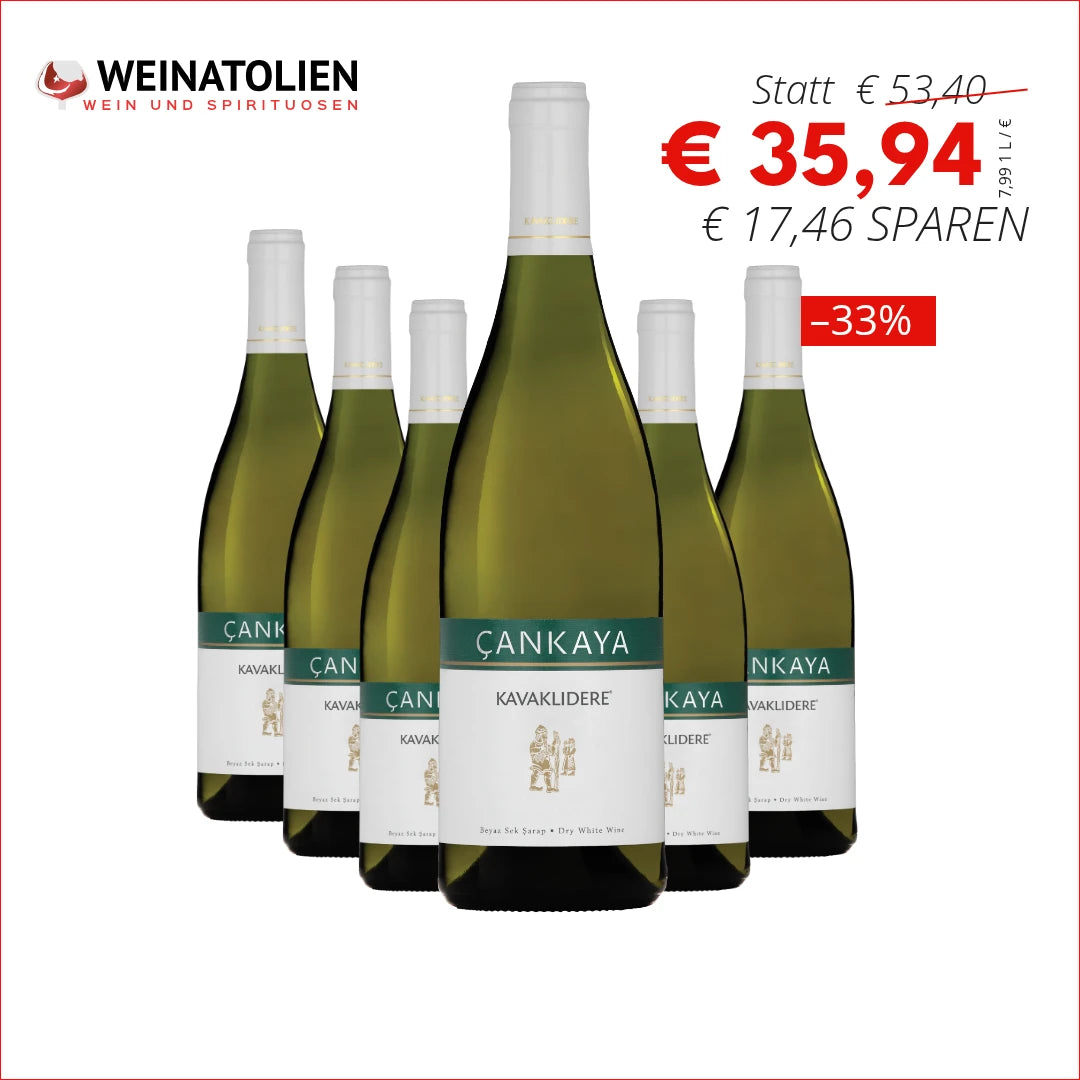 Kavaklıdere Çankaya 6er-Sparpaket – 35,94 € Angebotspreis