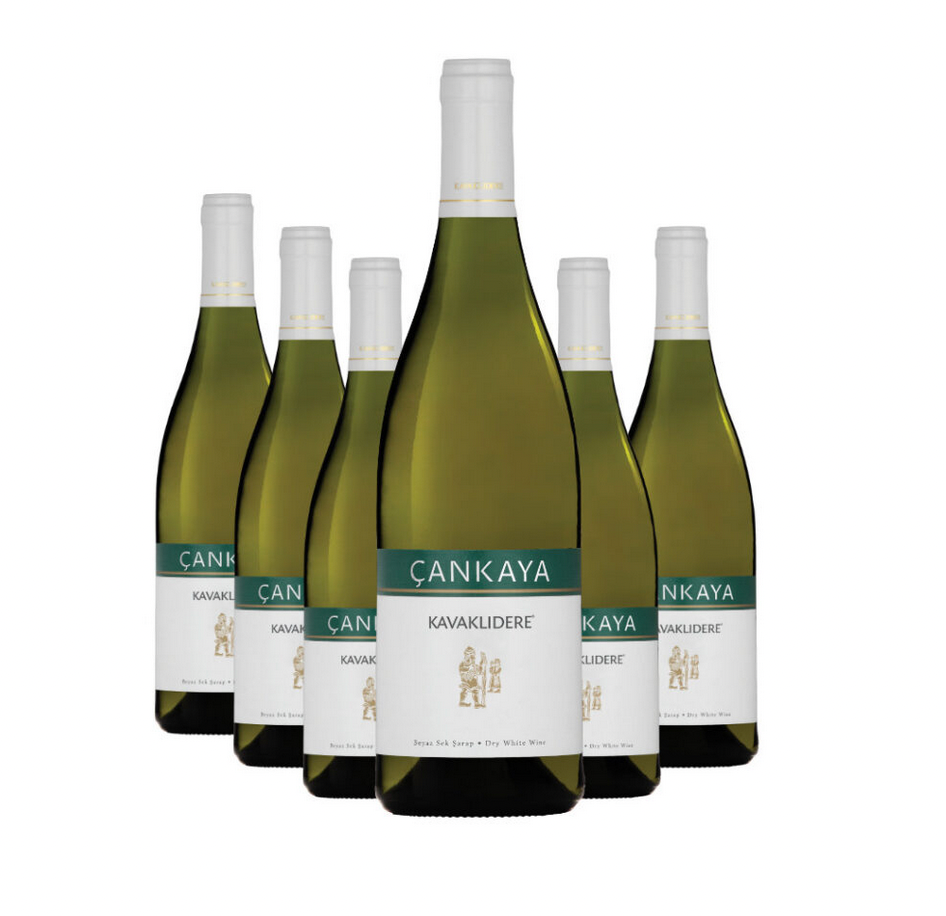 Kavaklıdere Çankaya 6er Sparpaket – Der unverzichtbare klassische Weißwein der Türkei im praktischen Vorratspack.