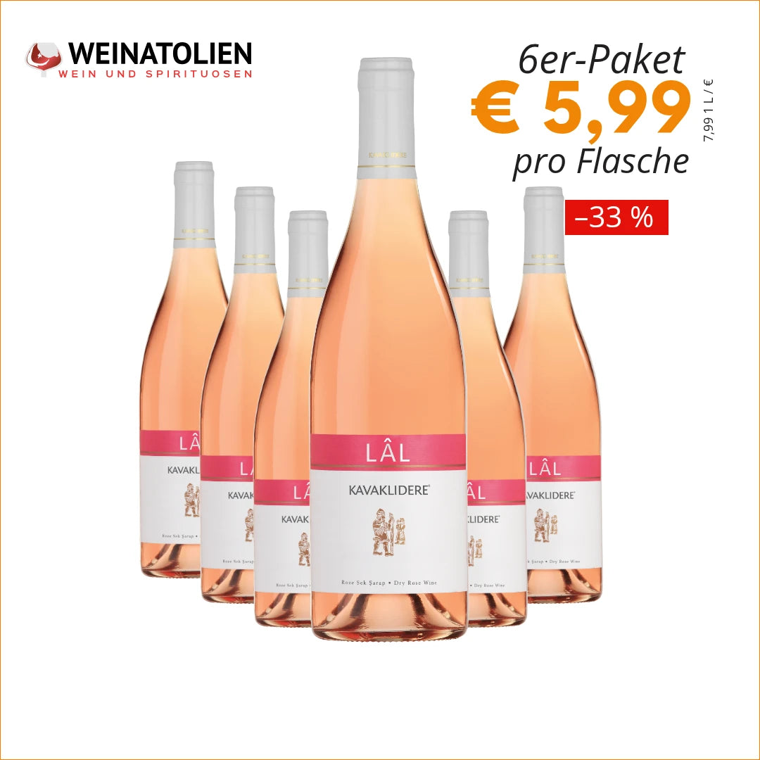 Kavaklıdere Lâl 6er-Sparpaket – 5,99 € pro Flasche
