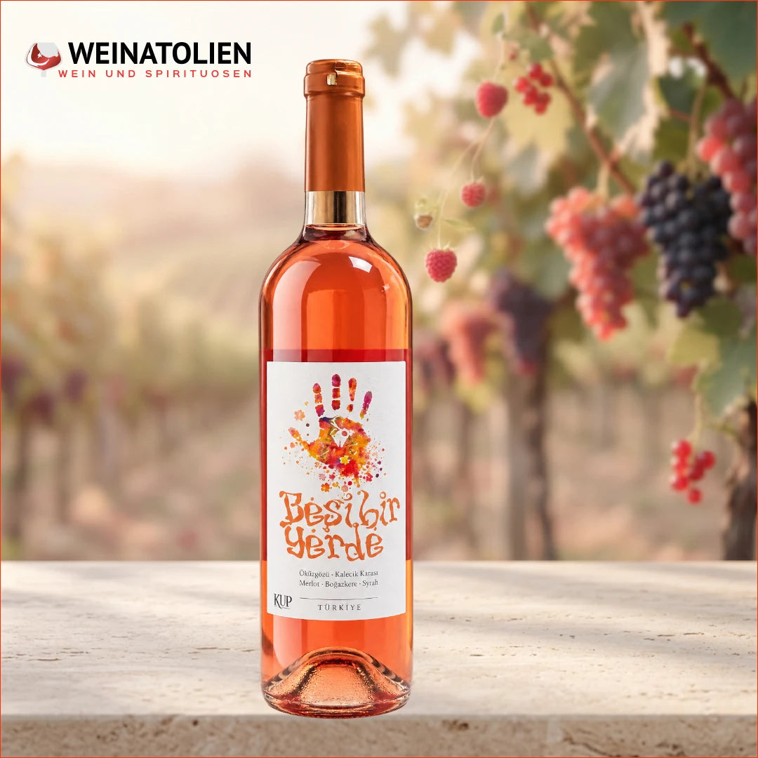 Küp Beş’i Bir Yerde Rosé Lieblich aus Denizli – Cuvée aus fünf Rebsorten