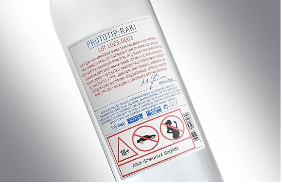 Prototip Rakı Lot 2023_0003 – Angaben zu Rebsorten und Herstellung
