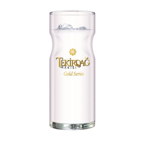Tekirdağ Rakısı Gold Glas originales türkisches Rakıglas online kaufen