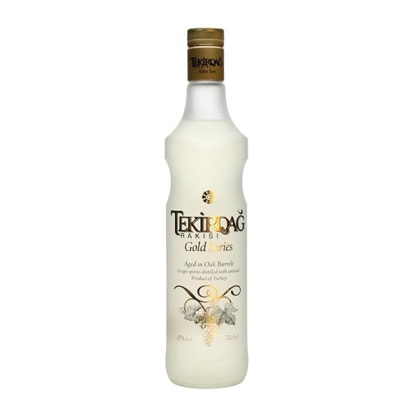 Tekirdağ Rakısı Gold Series 70 cl – Ein luxuriöser, im Eichenfass gereifter Rakı mit goldener Farbe ve milder Textur.