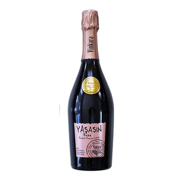 Vinkara Yaşasın Rosé Schaumwein nach traditioneller Methode