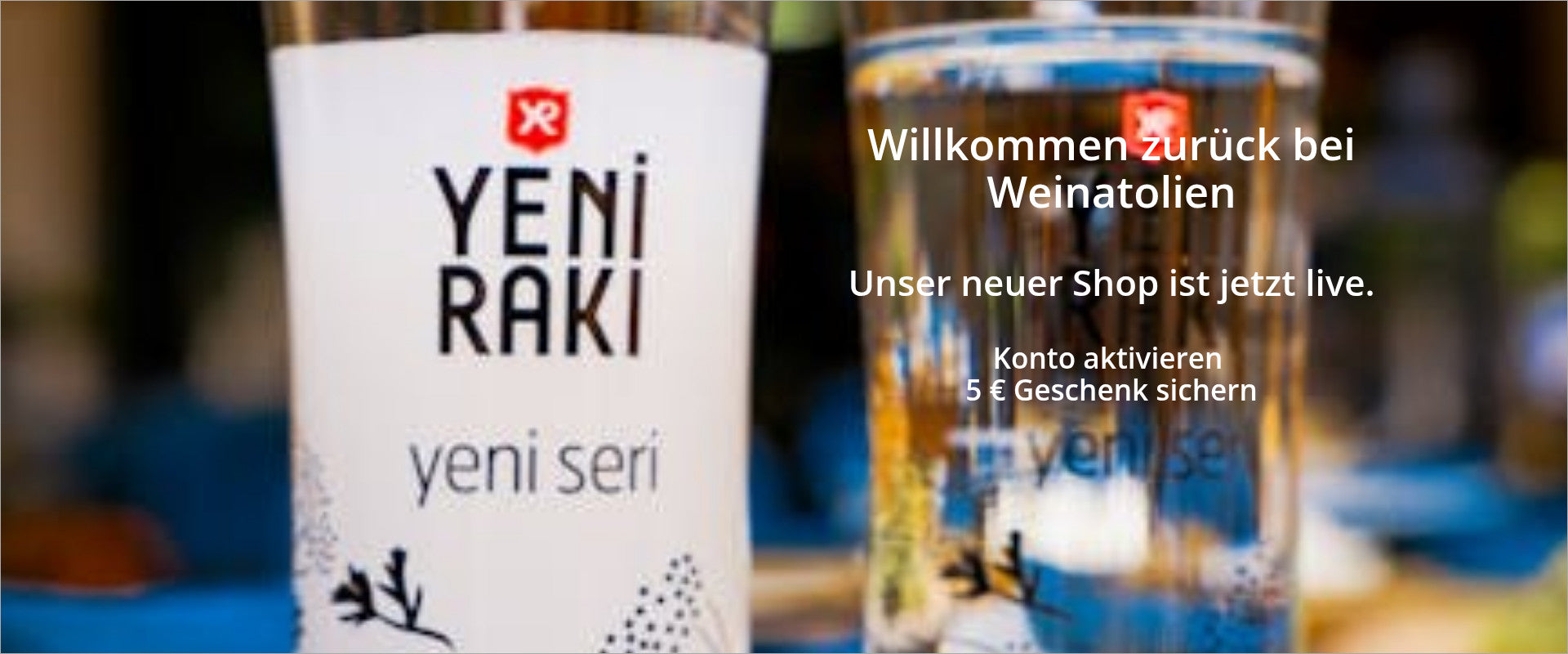 Weinatolien yeni mağaza açılışı ve hesap aktivasyonu için 5 € hediye kampanyası