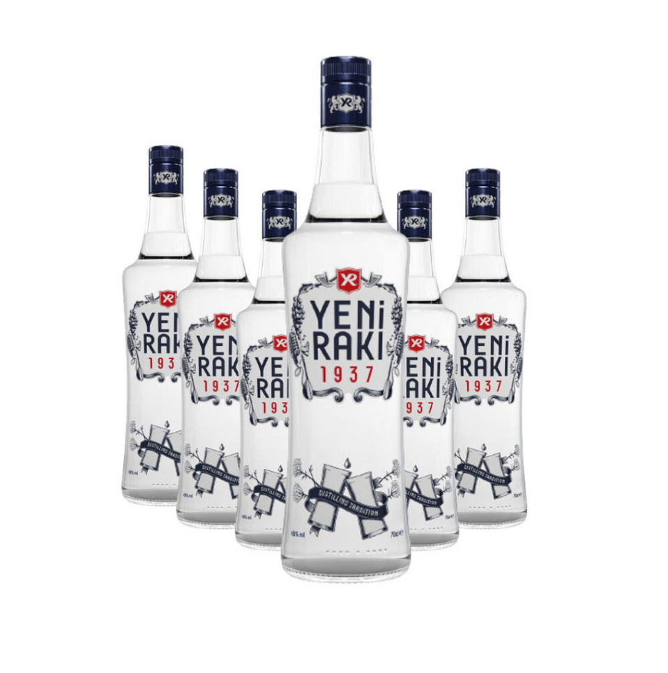 Yeni Rakı 1937 Sparpaket – 6 Flaschen (je 0,7l) des meistverkauften Rakıs der Welt zum unschlagbaren Vorzugspreis online bestellen.