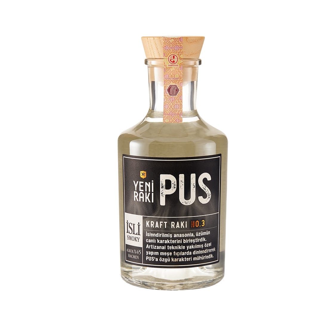 Yeni Rakı Pus – Ein exklusiver Kraft-Rakı aus dem Innovationszentrum Yenilikhane, in kleinen 500-Liter-Kesseln (İmbik) handwerklich destilliert.