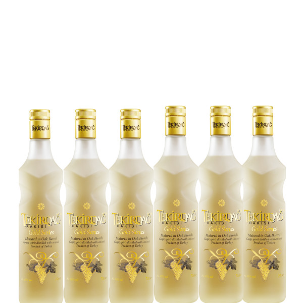 Tekirdağ Rakısı Gold Series - 6er Sparpaket - weinatolien.de #weinatolien