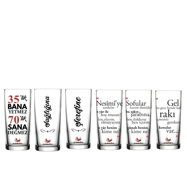 rakı glaser set