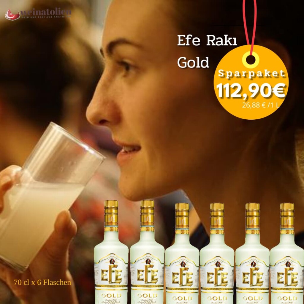 Efe Gold Rakı – 6er Sparpaket