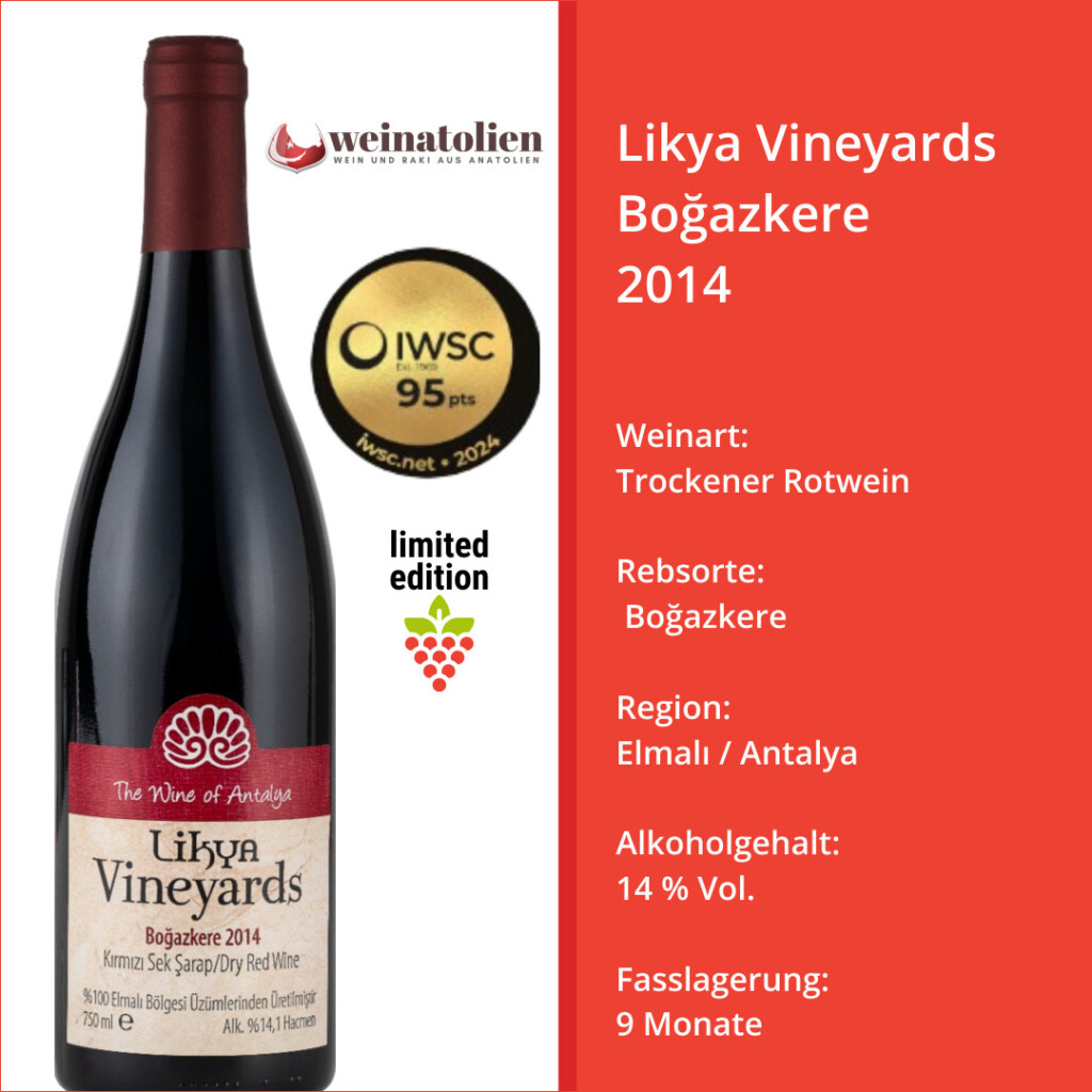 Likya Vineyards Boğazkere 2014