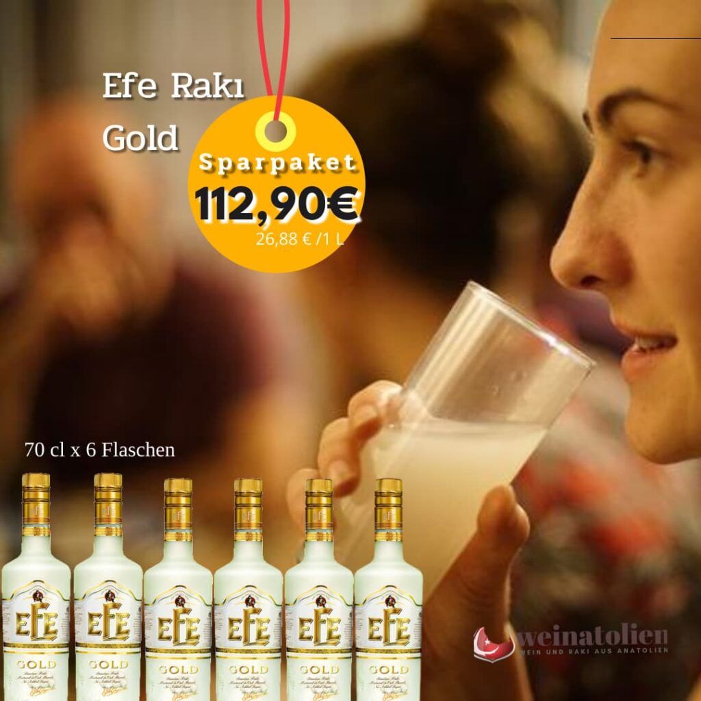 Efe Gold Rakı – 6er Sparpaket