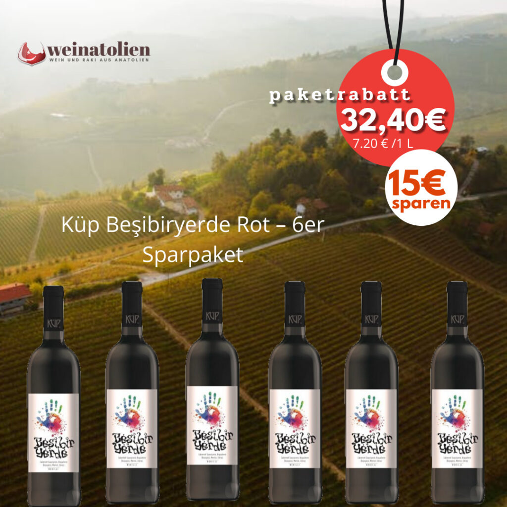 Küp Beşibiryerde Rot – 6er Sparpaket