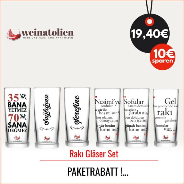 rakı glaser set