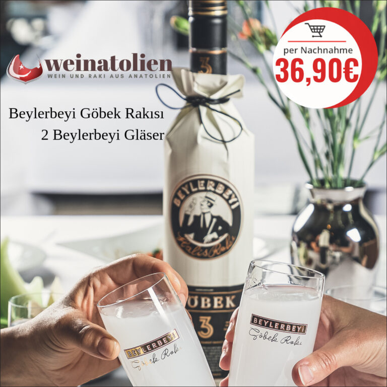 Beylerbeyi Göbek Rakısı & 2 Beylerbeyi Gläser – Sparaktion