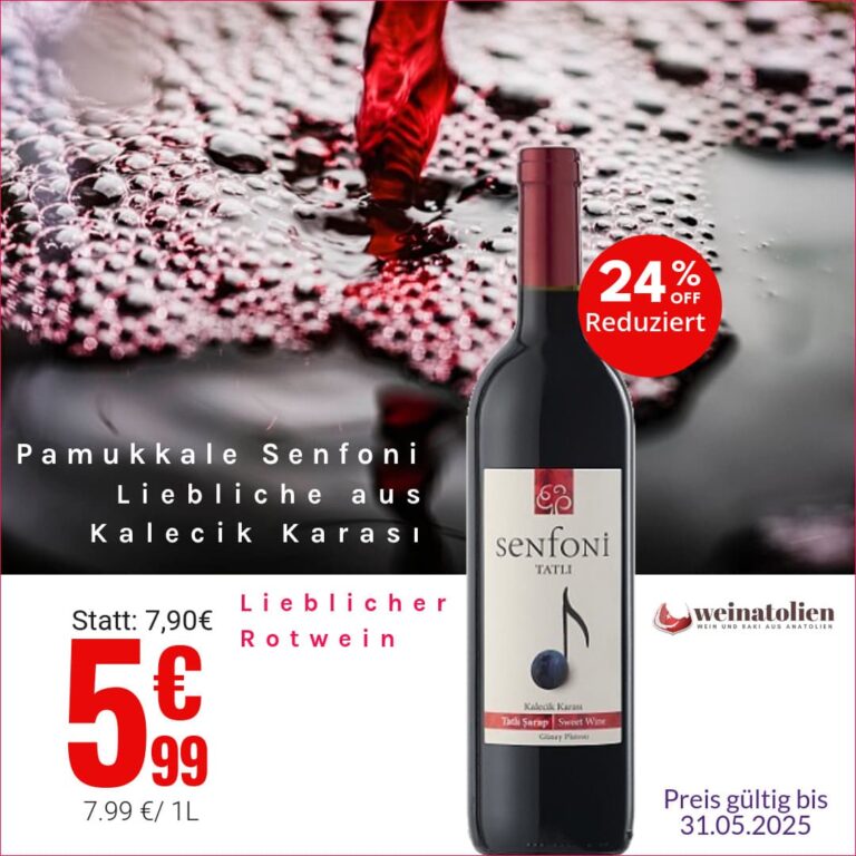 Pamukkale Senfoni Rot Lieblich