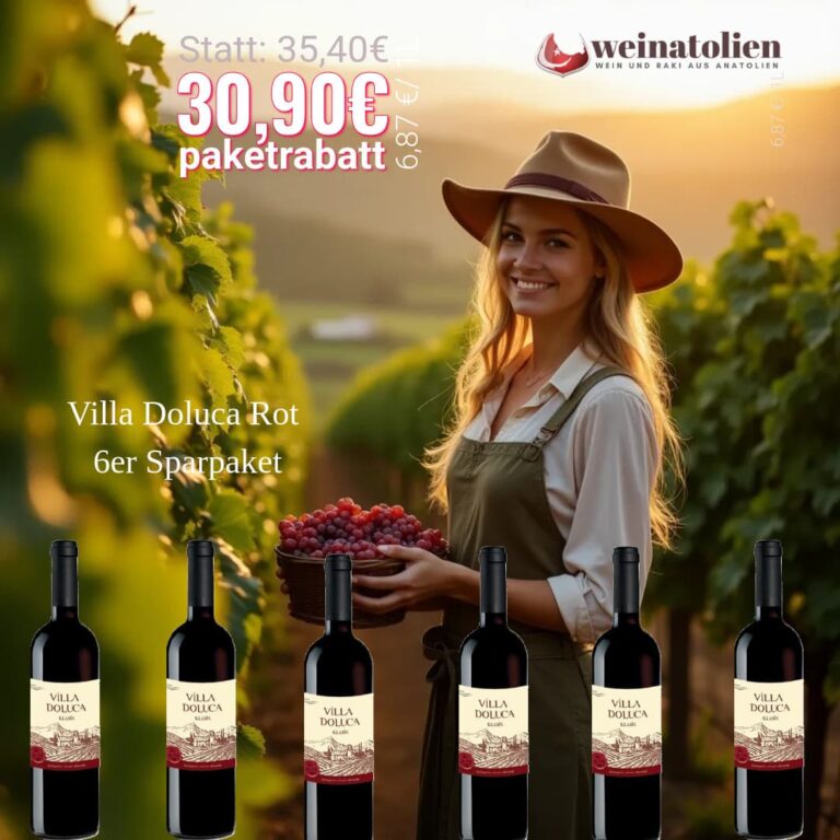 Doluca Villa Doluca Rot – 6er Sparpaket