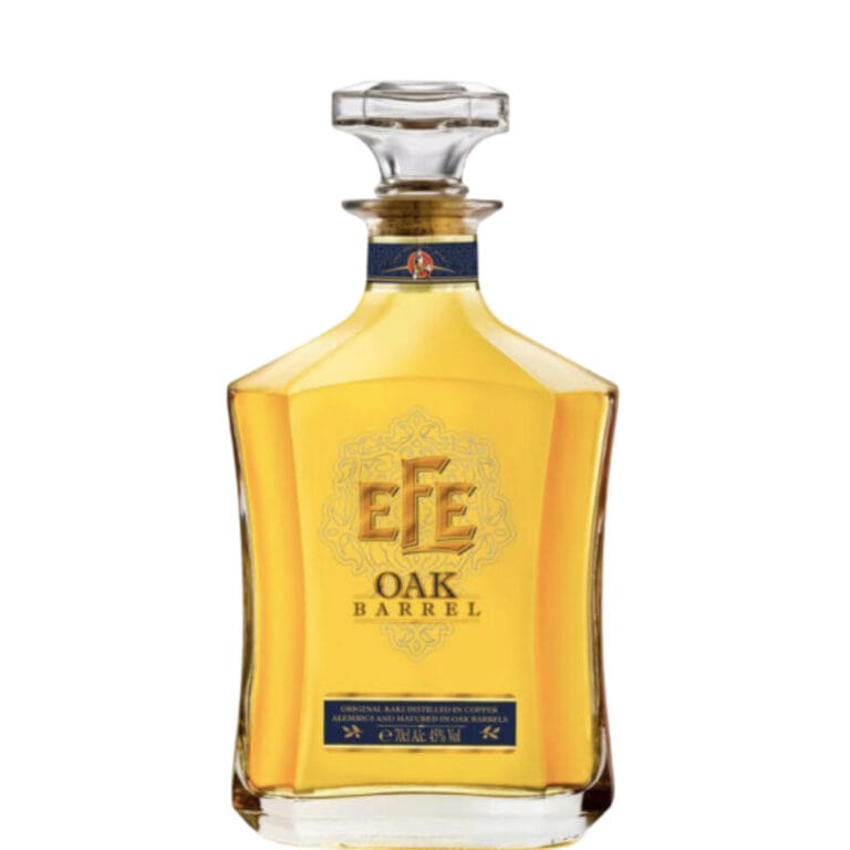 Efe Oak Barrel Rakı – Gereift im Eichenfass mit goldenem Farbton, Premium Raki Flasche