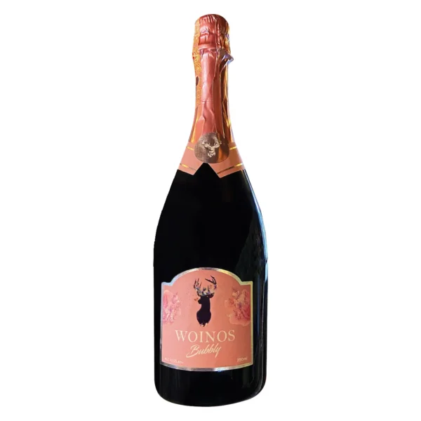 Woinos Bubbly Strawberry Wine – Bild 1