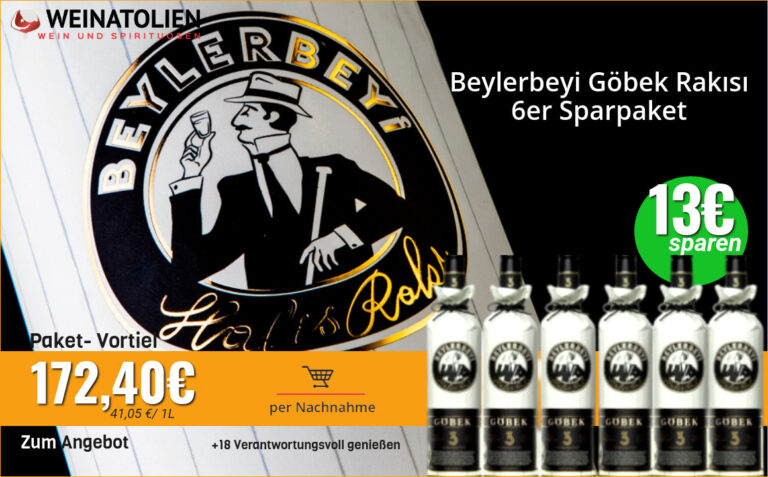 Beylerbeyi Göbek Rakısı – 6er Sparpaket