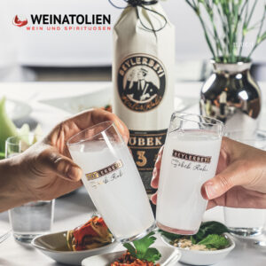 Meistverkaufter Raki: Beylerbeyi Göbek Rakı perfekte Präsentation