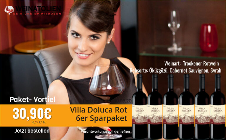 Doluca Villa Doluca Rot – 6er Sparpaket
