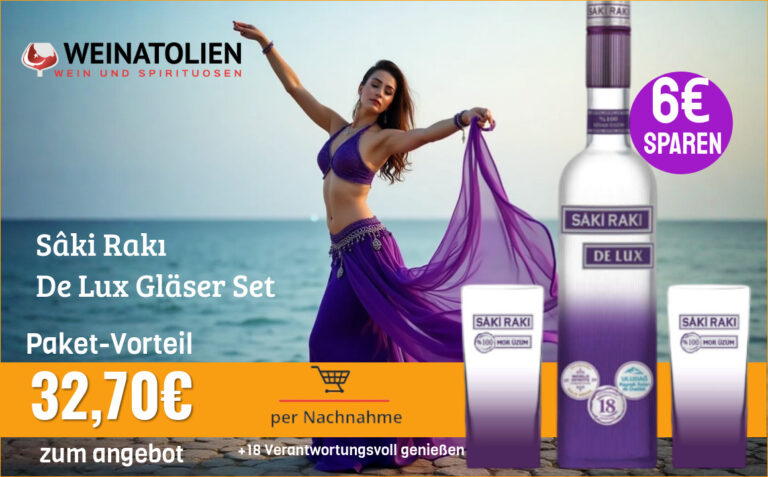 Sâki Rakı De Lux Gläser Set