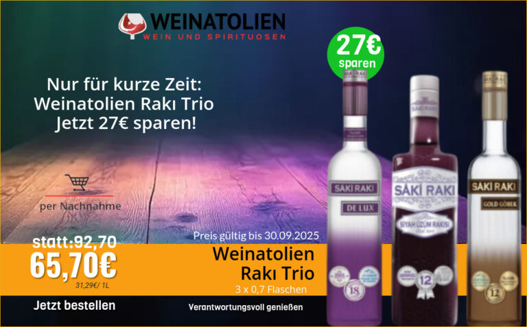 Weinatolien Rakı Trio angebote