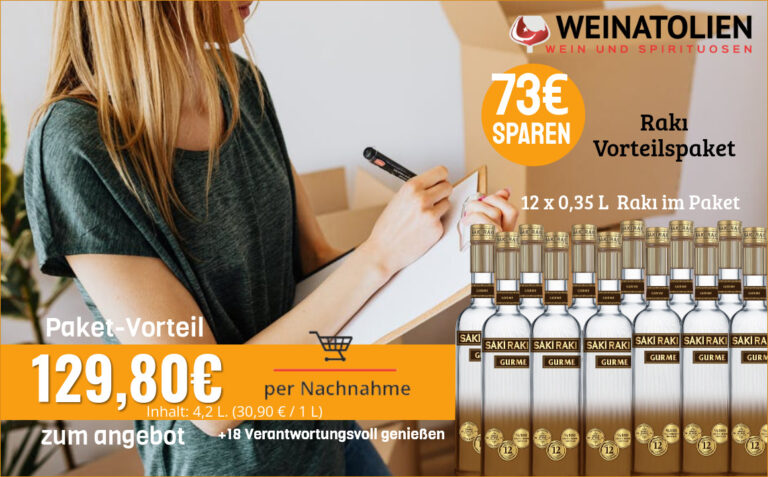 Weinatolien Rakı Vorteilspaket saki rakı
